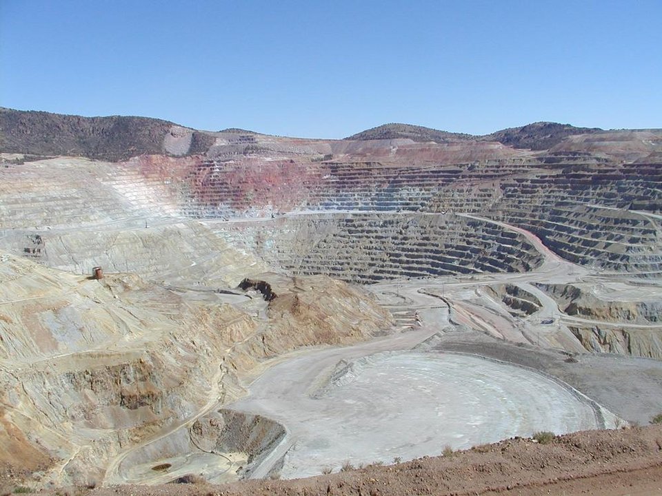 Chino open pit copper mine